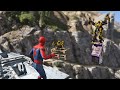 GTA 5 Water Ragdolls Spiderman vs Bumblebee Jumps/Fails (Funny Moments)