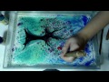 Рисование красками на воде, турецкая техника Эбру.