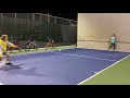 Tennis footwork training