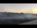 1972 Plymouth Duster burning the old tires down.