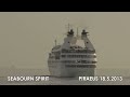 SEABOURN SPIRIT departure from Piraeus Port