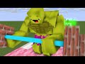 Mikey Miner and Banana Kid Target JJ Diamond Ore Man - Maizen Minecraft Animation