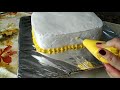 Торты .  Украшение БЗК кремом. Cakes Decoration Protein Custard.