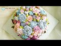 How To Decorate Beautiful 3D Flowers Cake | Cách Trang Trí Tạo Hình Bánh Hoa Xinh Xắn