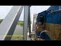 Loco Ride of Bangladeshi Train Moving Fast । বাংলাদেশ ট্রেনে ভ্রমণ