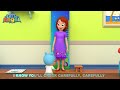 Car Wash Song | Little Angel | Monster Cartoon for Kids