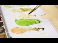 Easy Watercolor Botanical Painting Tutorial for Beginners • How To Paint Watercolor Indoor Plants 🪴