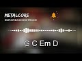 Metalcore Guitar Backing Track In E Minor 3/4