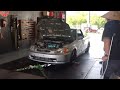 Stock d16y8 turbo civic at dyno day