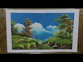 Simple Landscape Painting | Nature Scenery | Acrylic Painting for Beginners