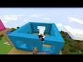 فلم ماين كرافت : بيت المنطاد الازرق و بيت المنطاد الوردي Minecraft