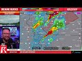 🔴LIVE - Tornado Outbreak Coverage With Storm Chasers On The Ground - Live Weather Channel...