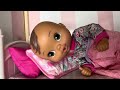 Baby Alive newborn girls have a cold 🤒 DIY doll medicine