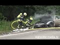 🔥  PORSCHE STEHT in FLAMMEN  🔥 | 🚒  Feuerwehr Berglen mit Löscharbeiten  🚒