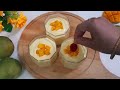 ভীষণ টেস্টি ম্যাংগো মুজ রেসিপি ।Mango mousse Recipe ।Tasty Mango Dessert । Mango Recipe/Mango Mousse