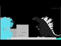 some goofy gmk godzilla stick nodes animation