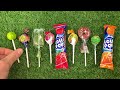 Satisfying, Unboxing video, Asmr Lollipops and Sweets ASMR Opening - Yummy Rainbow Candy