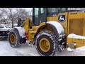 Montreal snow removal in process after the first big snowfall ❄️❄️