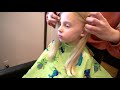 HOW TO CUT GIRLS HAIR || basic girls trim || hair tutorial || start to finish in 10 minutes || EASY