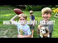 Dude Perfect Kids Football Trick Catches