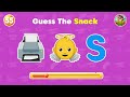Guess The SNACK by Emoji? 🍟 Monkey Quiz
