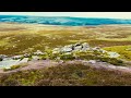 Exploring Ilkley Moor, Stunning 4K Aerial Drone Footage of Panoramic Views and Historical Sites