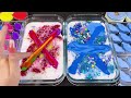 💜💗💙 Slime Mixing Random With Piping Bags |  Mixing Elsa Eyeshadow and Makeup Into Slime! Satisfying