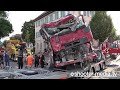 ❌  MASSIVES ZERSTÖRUNGSBILD - TÖDLICHER LKW-CRASH  ❌ | 🚧  Bergung des LKW-Knäuel  🚧