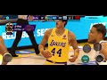 Game 1 of quarter finals Lakers vs Warriors NBA 2k mobile gameplay