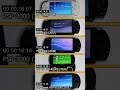 PSP-1000 vs PSP-2000 vs PSP-3000 vs PSP Go vs PSP Street - Boot Up Speed Comparison #shorts #short