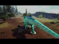 SOBREVIVO 200 DÍAS como INDOMINUS REX DIOS en ARK y evoluciono en dinosaurio destructor de Titanes