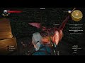 Witcher 3 - Wyvern stuck flying in tower (Scavenger Hunt: Griffin School Gear)