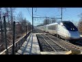 Fast Amtrak Trains on the Northeast Corridor! (HD) Part one!