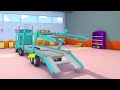 Tom the Tow Truck 's Paint Shop: Steve the Steamroller is a Minions ! | Truck cartoons for kids
