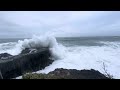 King 9.3 tide and 30 foot storm surf ￼on the northside of Cape Falcon Oregon￼