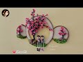 Spring Blooming🌸Tree of life from waste materials 😱| Wall hanging craft ideas  @Kalyaniscorner