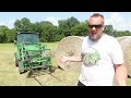 Can a Compact Tractor Move Large Round Bales