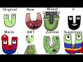 Alphabet Lore But Everyone Is ALL Different Versions - Part 2 (Full Version)