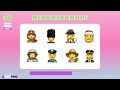 Memorize Emojis and Guess the Positions l Emoji Quiz ✨😁l Easy,Medium,Hard