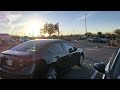 3 minutes in a random parking lot at sunset.