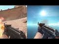 Counter Strike 2 Trailer vs Counter Strike Global Offensive Weapon Comparison