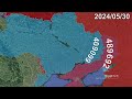 Russian Invasion of Ukraine: Every Day to June 1st, 2024 using Google Earth