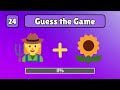Guess the Game by Emoji?🎮🎲 Quiz College || Quiz video || Quiz College || Quiz