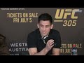Dricus Du Plessis, Israel Adesanya Clash Over Origins of Beef at First Press Conference | UFC 305