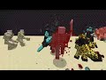 RAVAGER TEAM vs IRON GOLEM TEAM in Minecraft Mob Battle