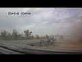 Foreign car crashes into KAMAZ in Russia