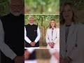 PM Modi receives a warm welcome by Italian PM Giorgia Meloni at G7 Summit | #shorts