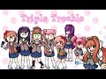 Okay Everyone! | Triple Trouble but it's a Doki Doki Takeover vs FNF x DDLC club cover Fnf mods