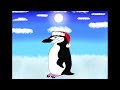 Dibujo de un pingüino navideño con proceso y transiciones ‐ Hecho con Clipchamp