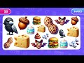 Guess the Food by Emoji 🍔🍎🍕 | 35 levels - Easy, Medium, Hard